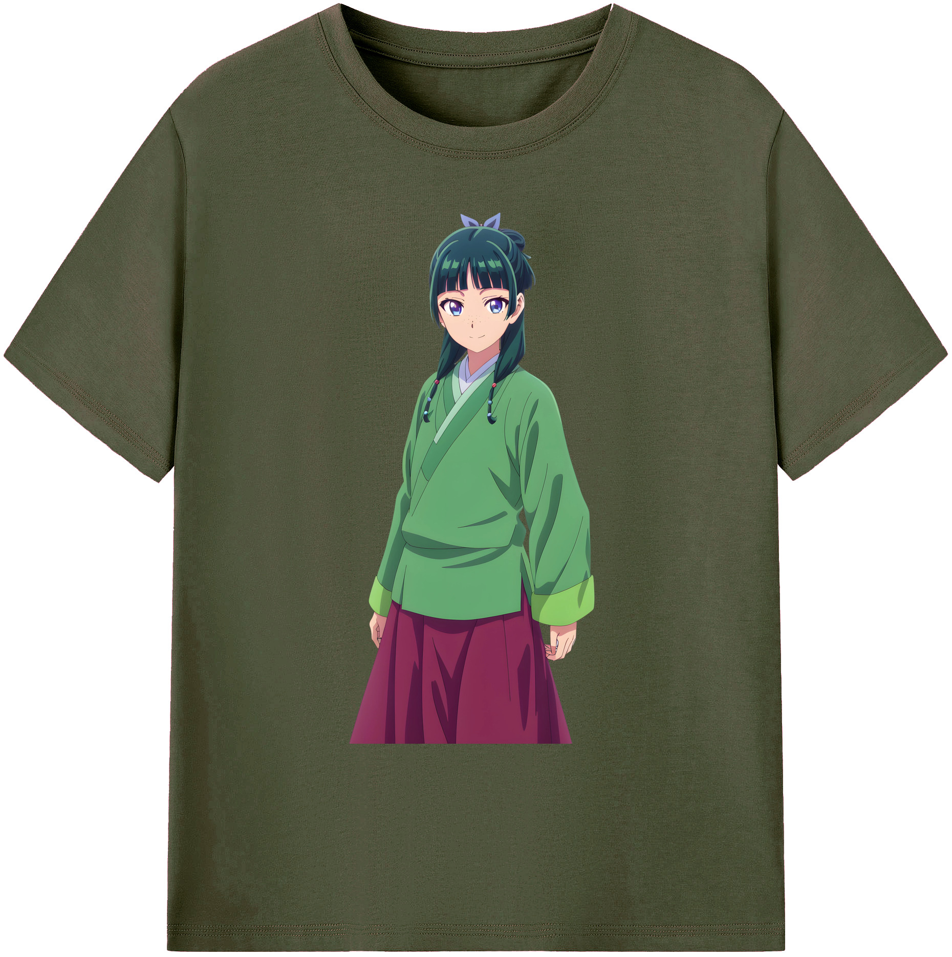 （画像用） 薬屋のひとりごと The Apothecary Diaries 綿100％ メンズ半袖Tシャツ｜肌触りやわらか＆通気性